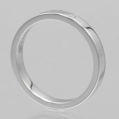 Cartier C de Cartier Wedding Band Ring Platinum