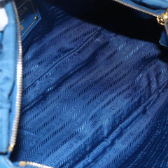 Prada Gaufre Convertible Satchel Tessuto
