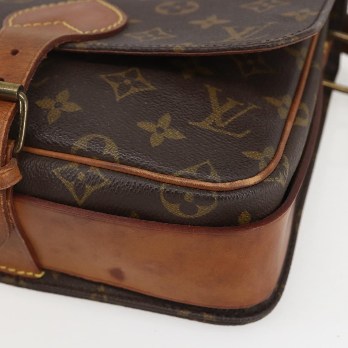 Louis Vuitton Cartouchiere Handbag Monogram Canvas