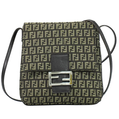 Fendi Mamma Baguette Shoulder Bag Canvas