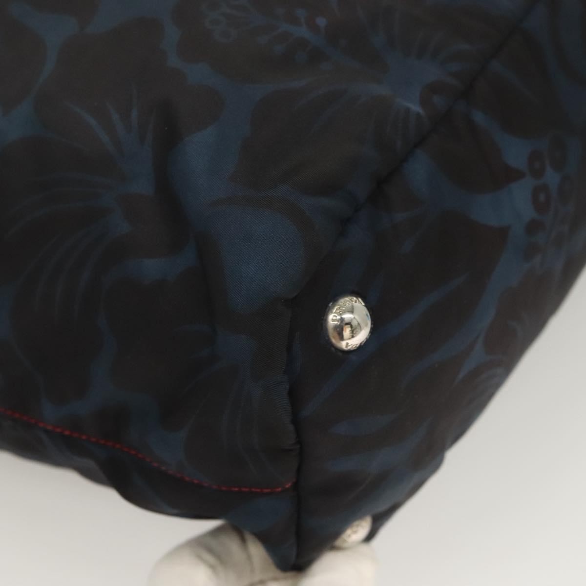 Prada Convertible Tote Printed Tessuto with Saffiano