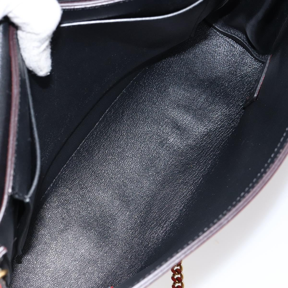 Chloe Elle Chain Clutch Leather