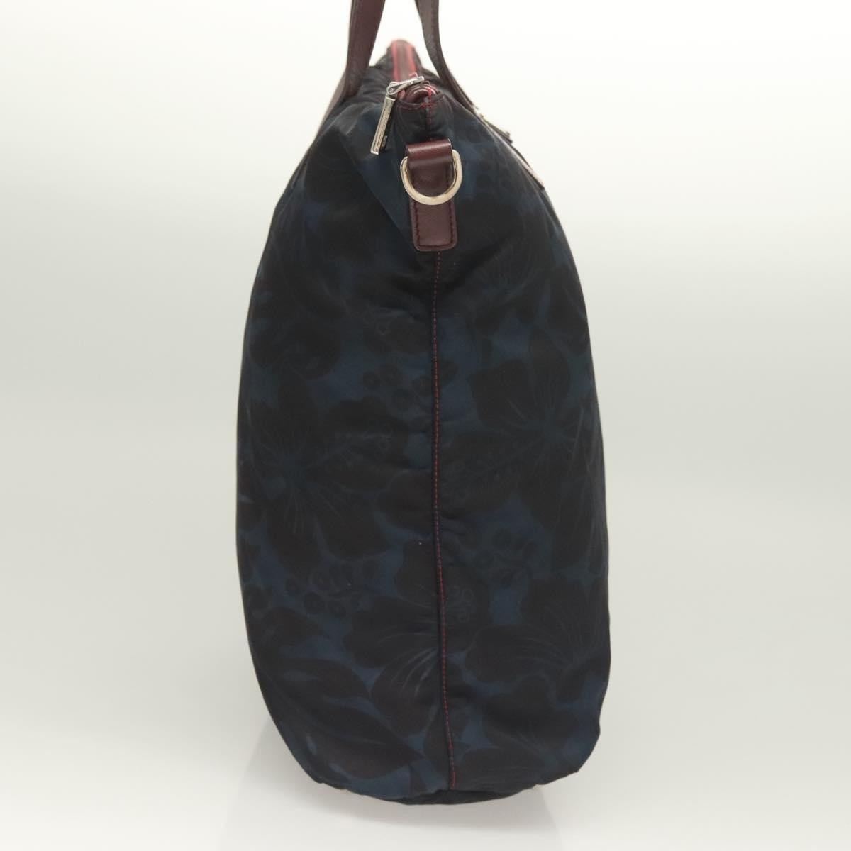 Prada Convertible Tote Printed Tessuto with Saffiano