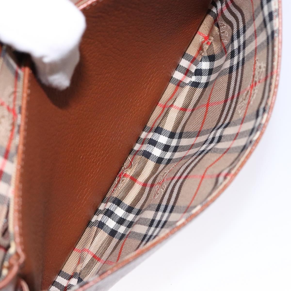 Burberry Flap Messenger Leather