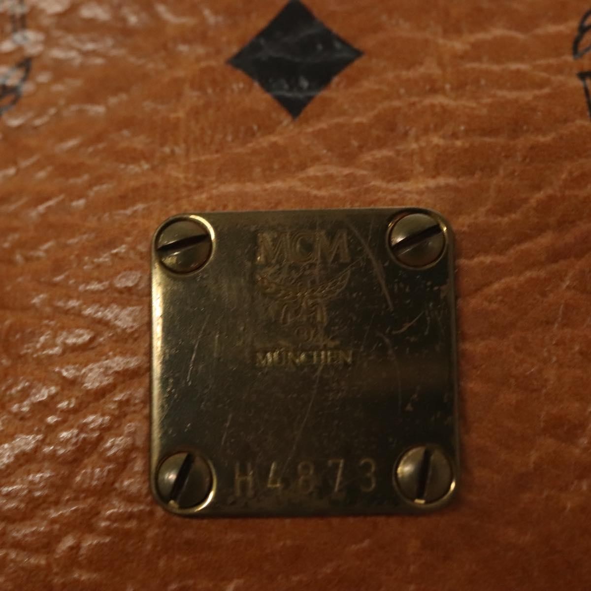 MCM Visetos logogramme Handbag Canvas and Leather