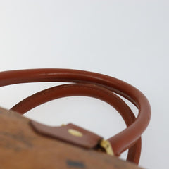 MCM Visetos Handbag Canvas and Leather