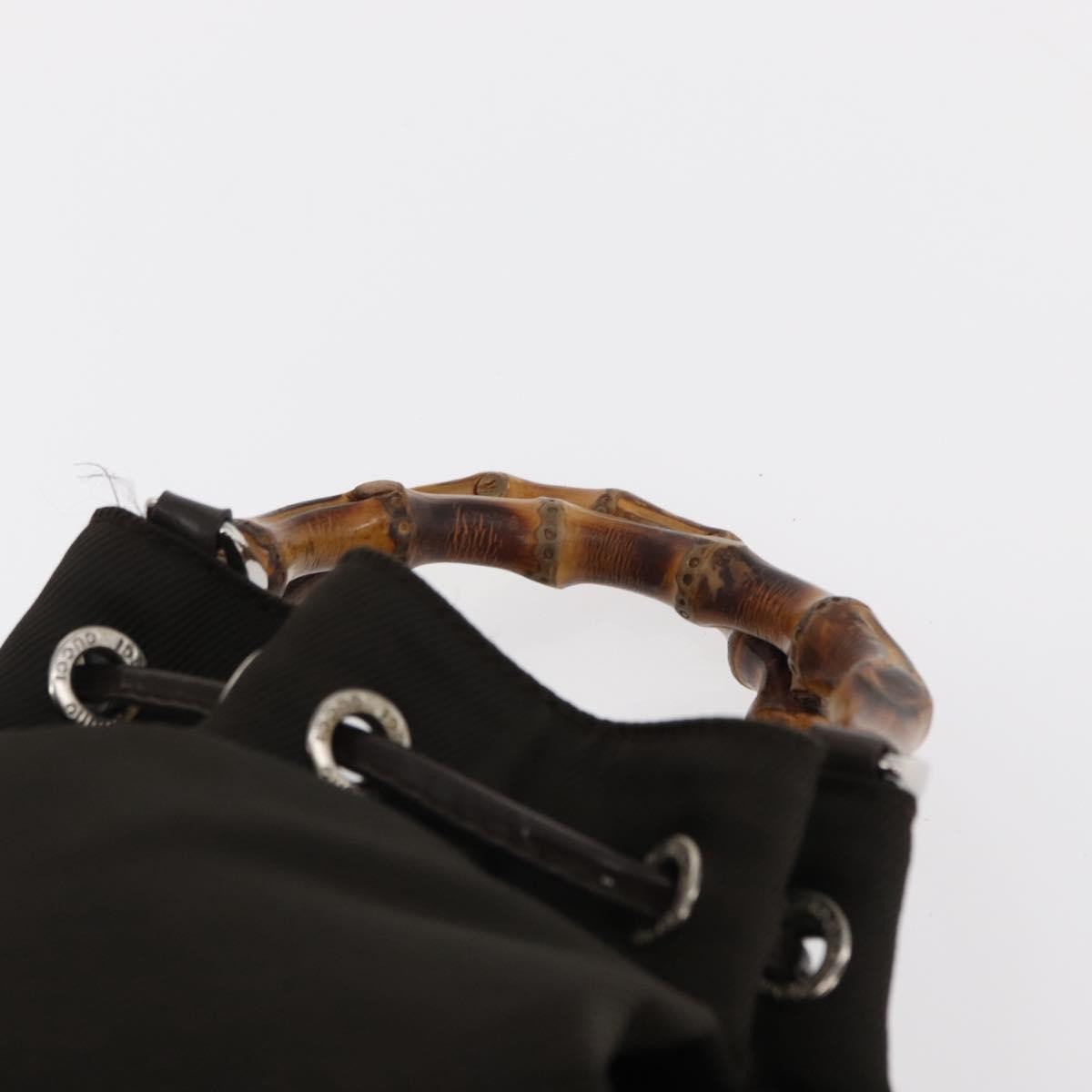 Gucci Vintage Bamboo Sling Backpack Nylon