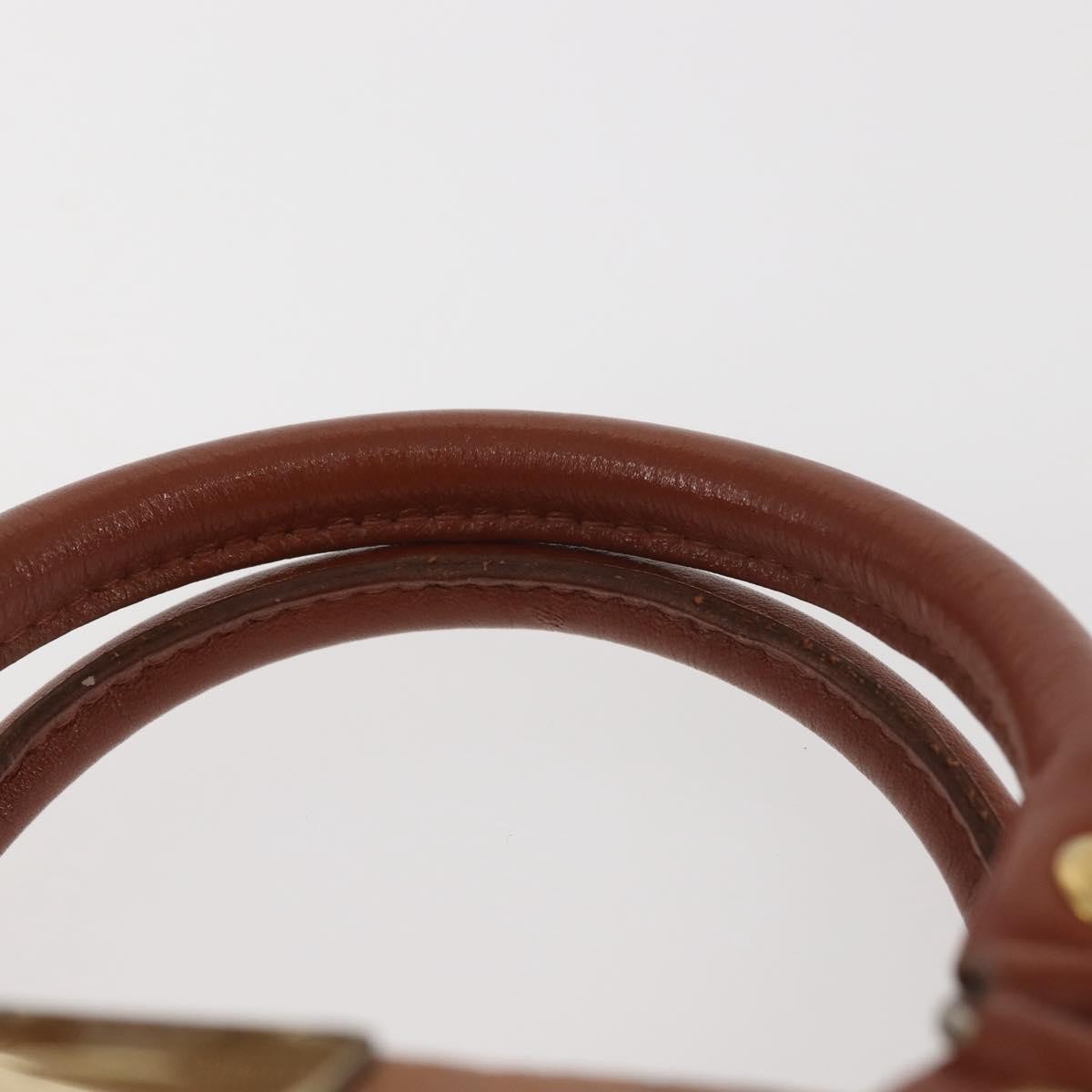 MCM Visetos Handbag Canvas and Leather