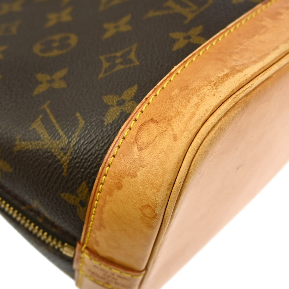 Louis Vuitton Alma Handbag Monogram Canvas