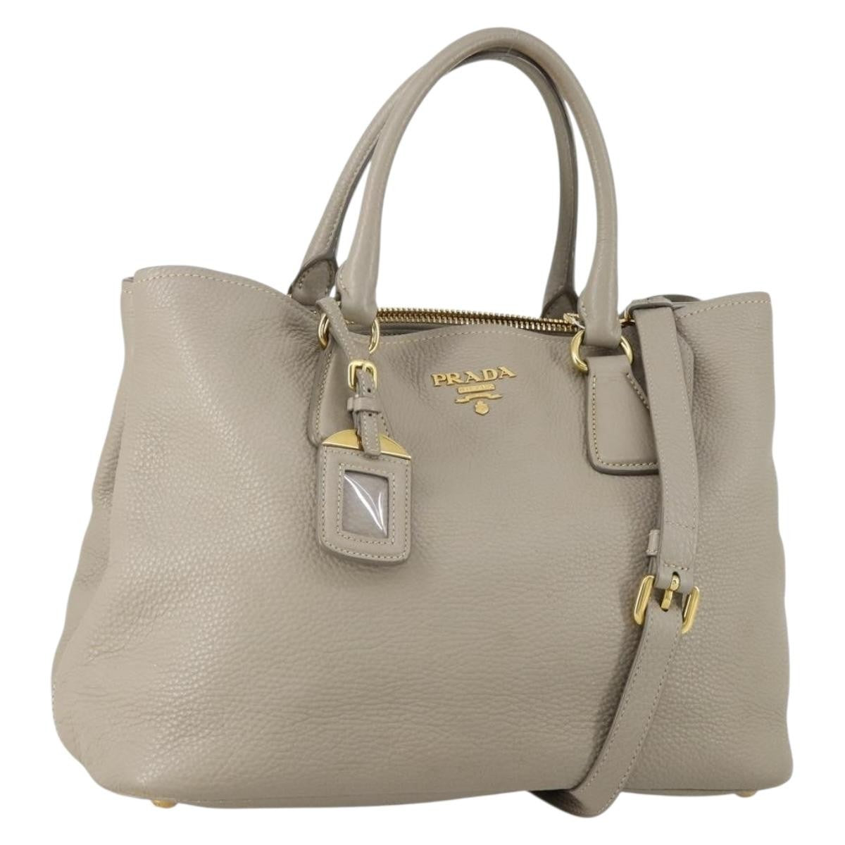 Prada Convertible Shopper Tote Vitello Daino