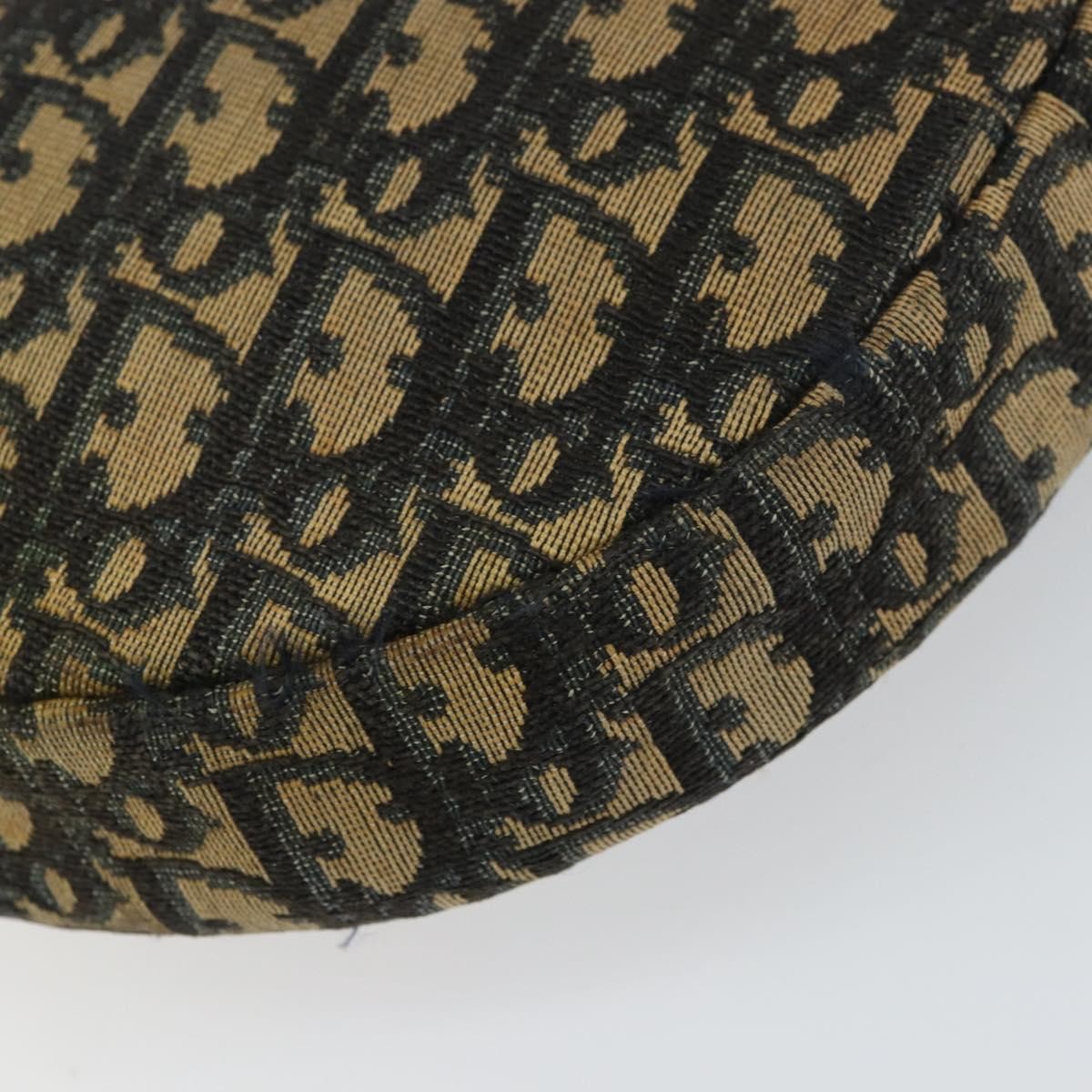 Christian Dior Vintage Trotter Shoulder Bag Canvas