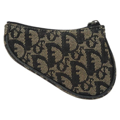 Christian Dior Saddle coin purse Trotter canvas