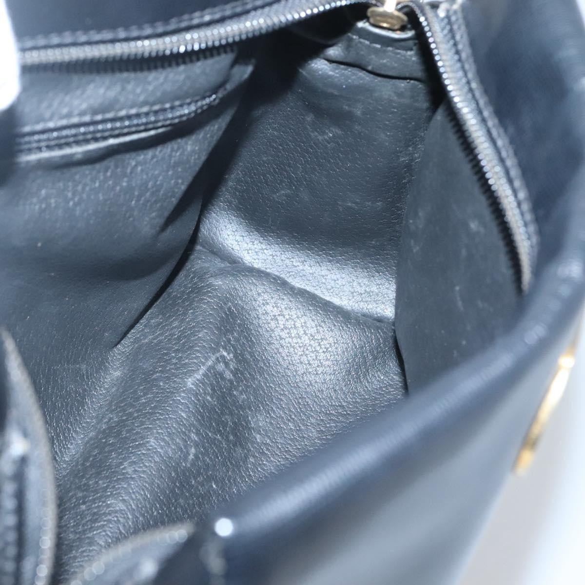 Celine Circle Logo Handbag Leather