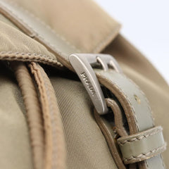 Prada Front Pocket Buckle Backpack Nylon