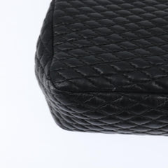 Bally Vintage Chain Shoulder Bag Quilted Leather