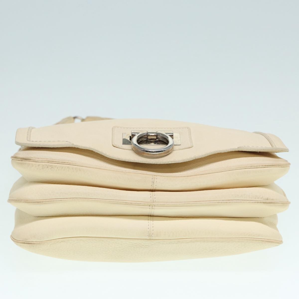 Salvatore Ferragamo Gancini Shoulder Bag Leather