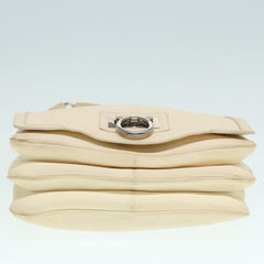 Salvatore Ferragamo Gancini Shoulder Bag Leather