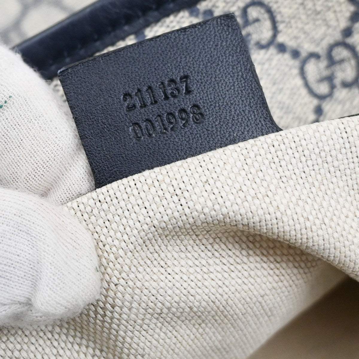 Gucci Plus Tote GG Coated Canvas with Leather