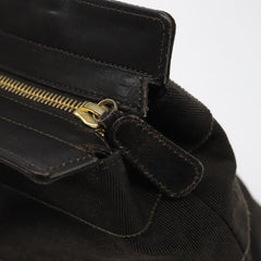 Salvatore Ferragamo Vala Handbag Canvas