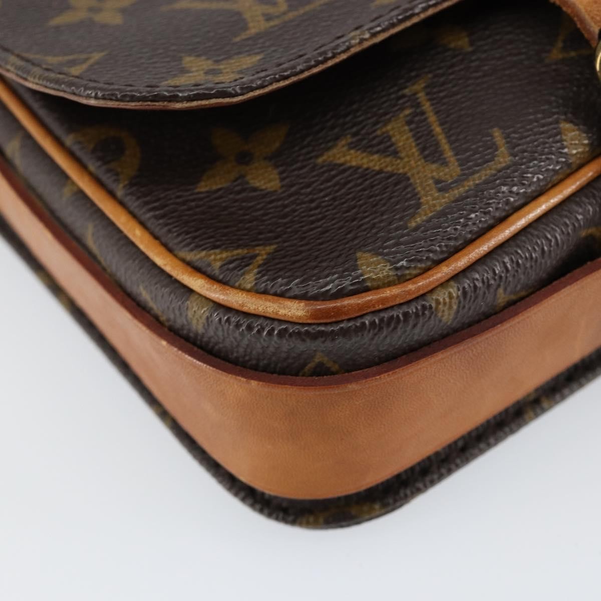 Louis Vuitton Cartouchiere Handbag Monogram Canvas