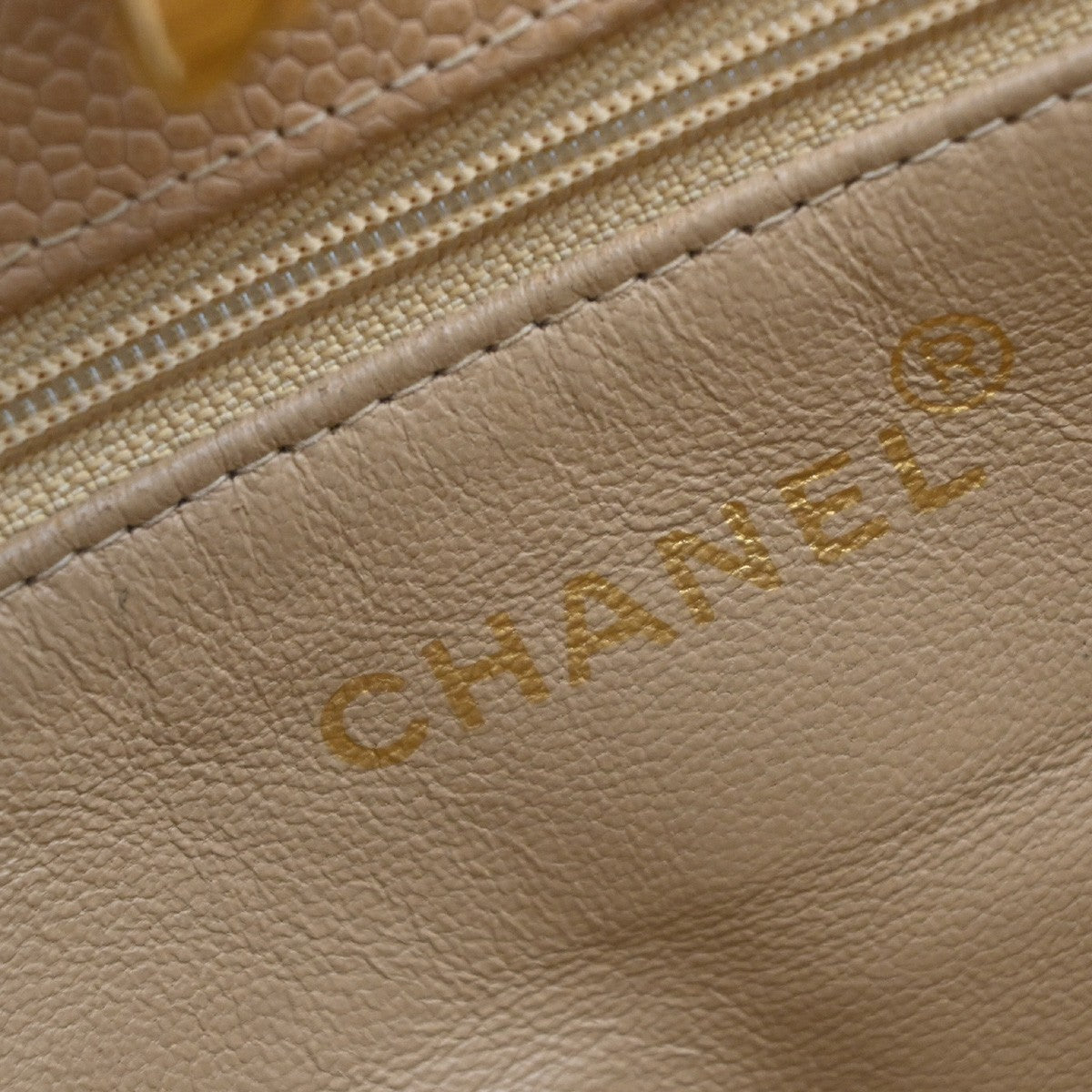 Chanel Vintage CC Lock Pocket Tote Quilted Caviar