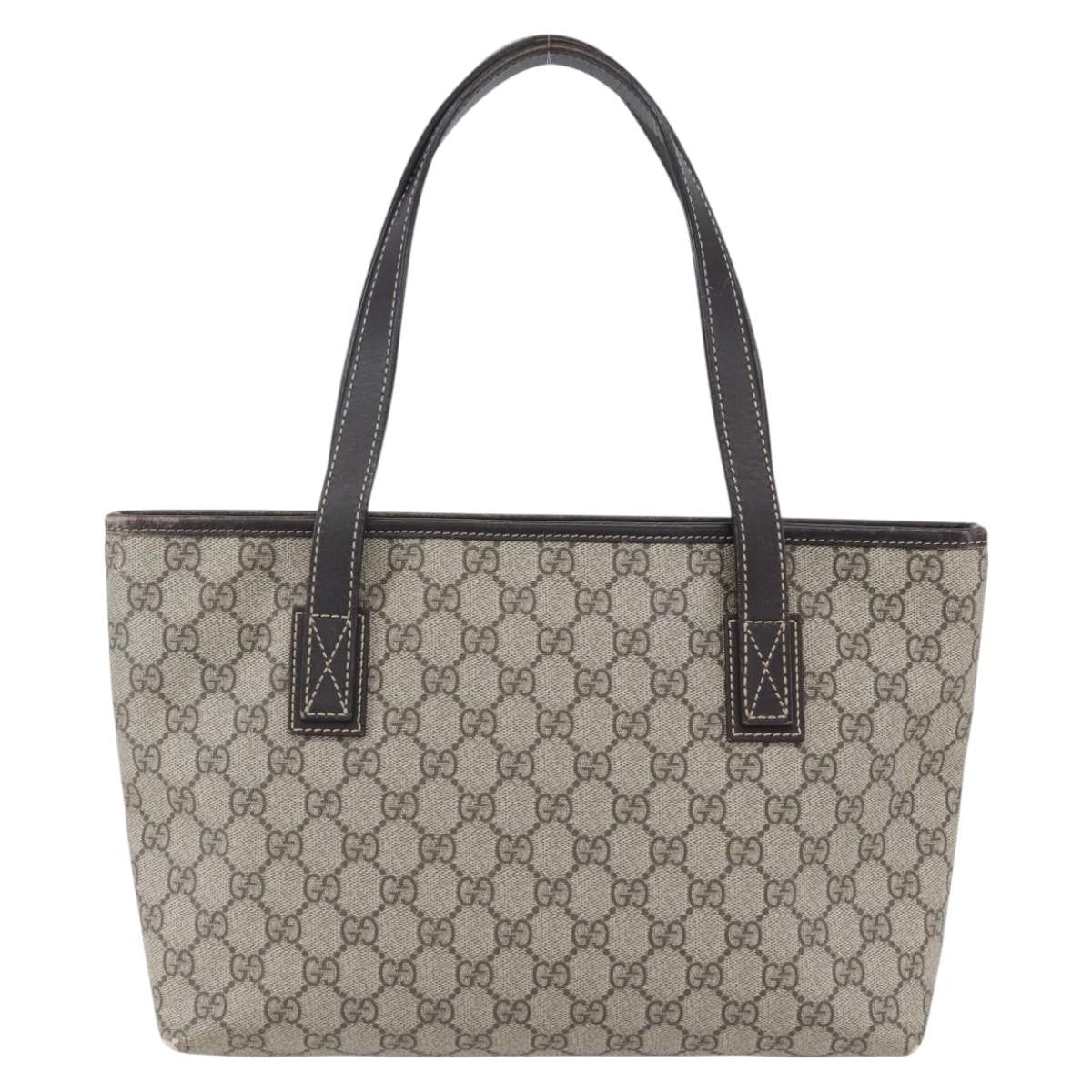 Gucci Plus Tote GG Coated Canvas with Leather