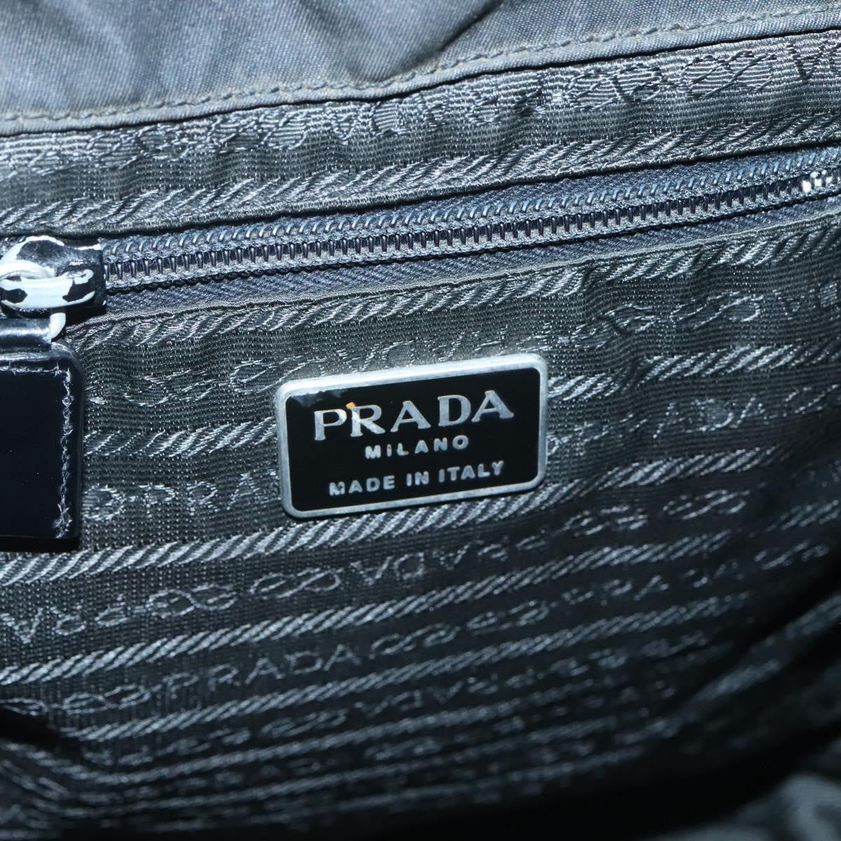 Prada Buckle Backpack Quilted Tessuto