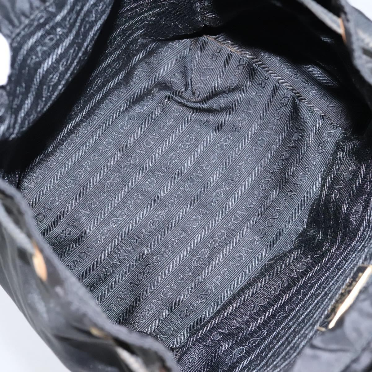 Prada Flap Drawstring Backpack Tessuto