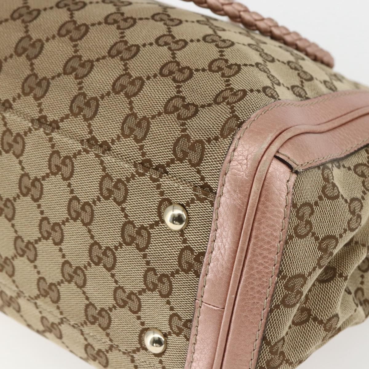 Gucci Bella Tote GG Canvas with Leather
