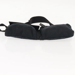 Gucci Vintage Double Belt Bag GG Canvas with Leather