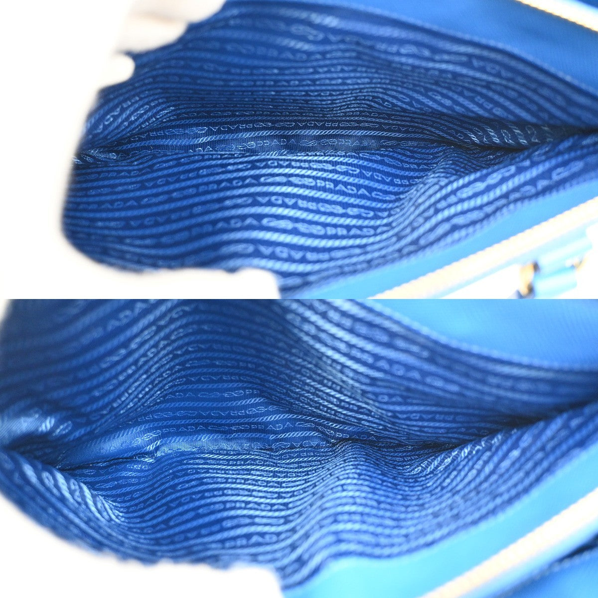 Prada Double Zip Tote Leather