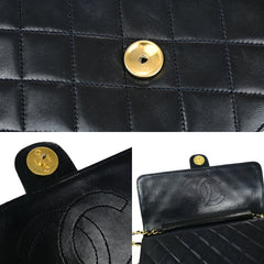 Chanel Vintage Chain Flap Bag Quilted Leather