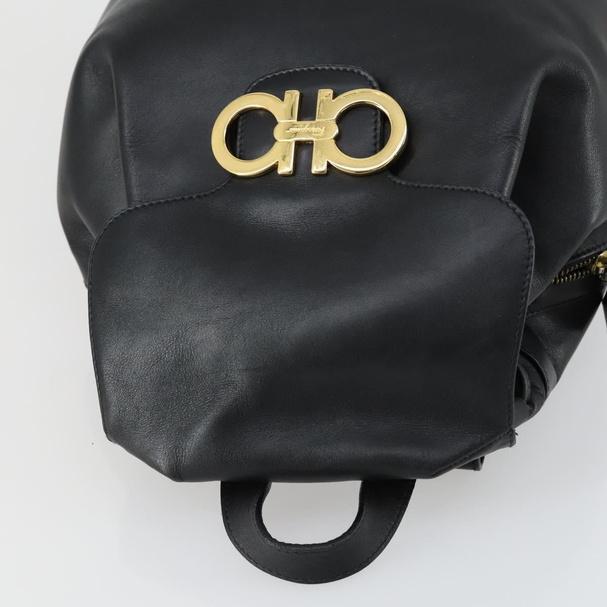 Salvatore Ferragamo Gancini Backpack Leather