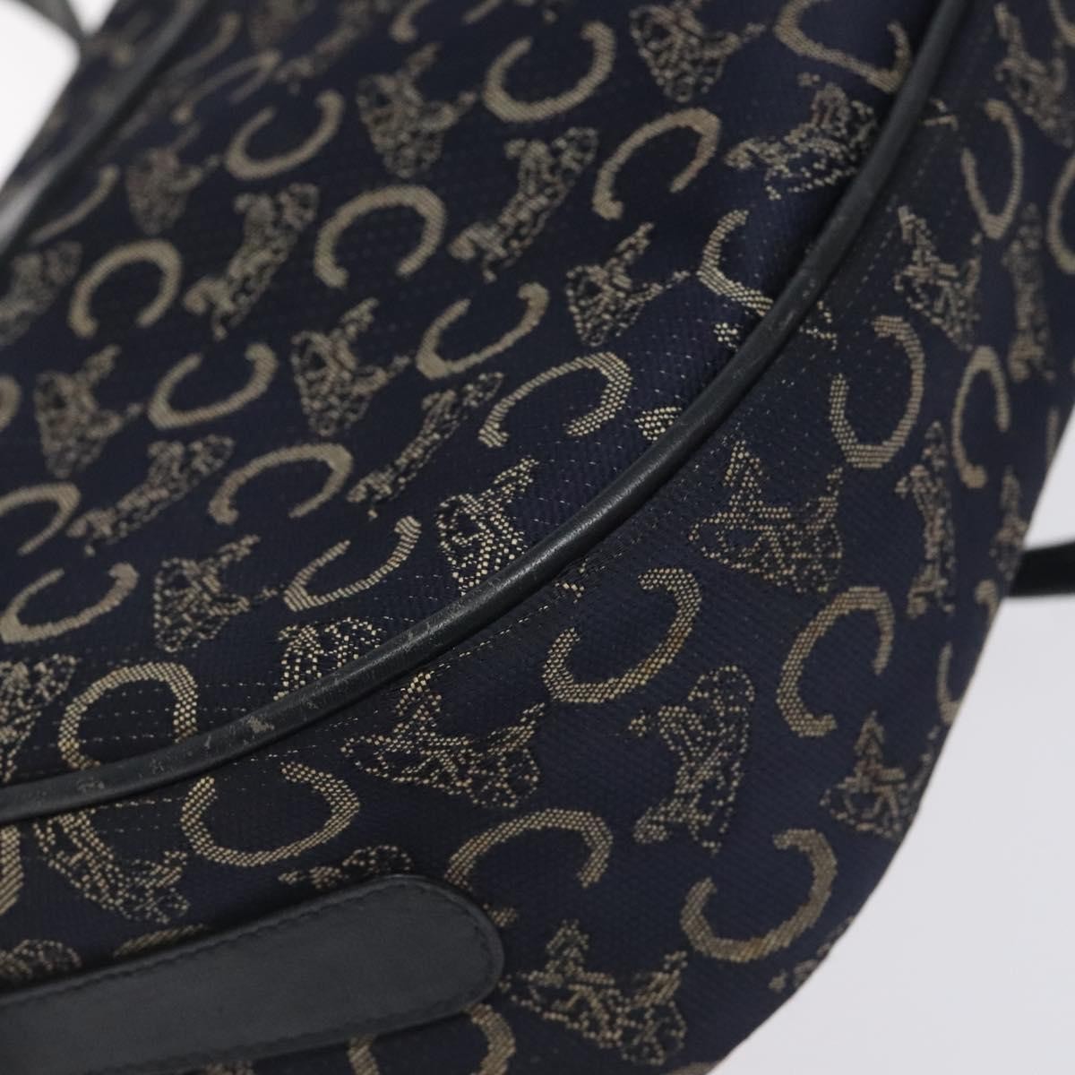 Celine C Sulky Shoulder bag Canvas and Leather