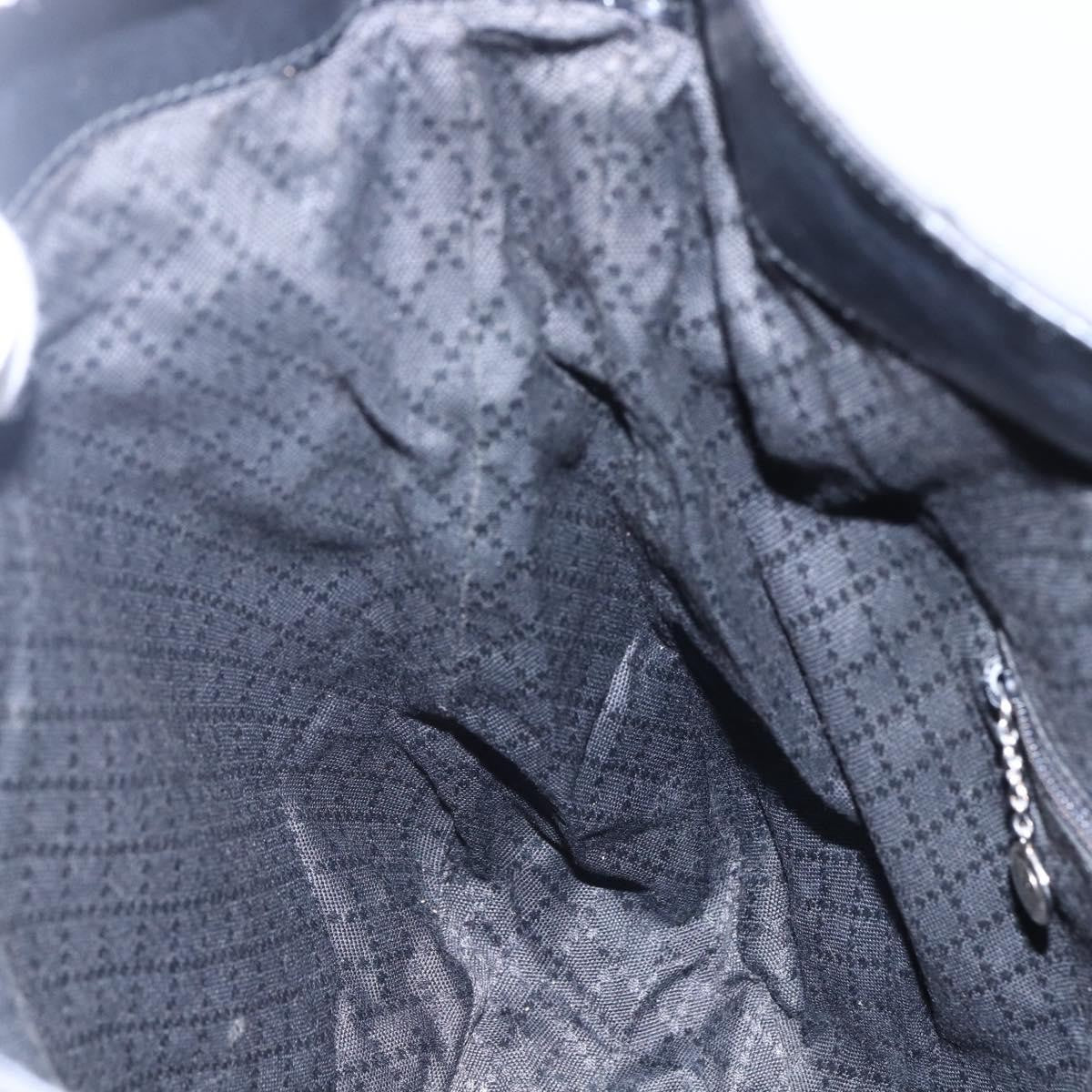 Gucci Vintage Bamboo Handle Open Hobo Nylon