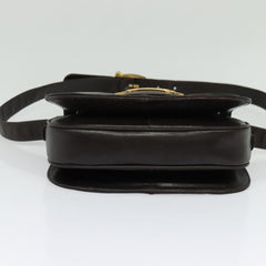 Celine C Sulky Shoulder bag Canvas and Leather