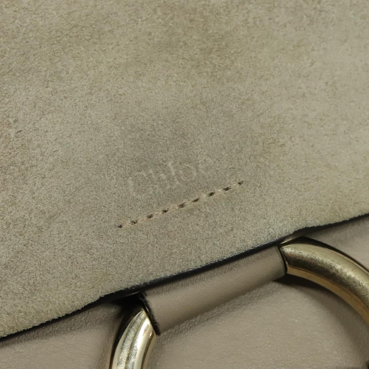 Chloe Faye Shoulder Bag Leather and Suede