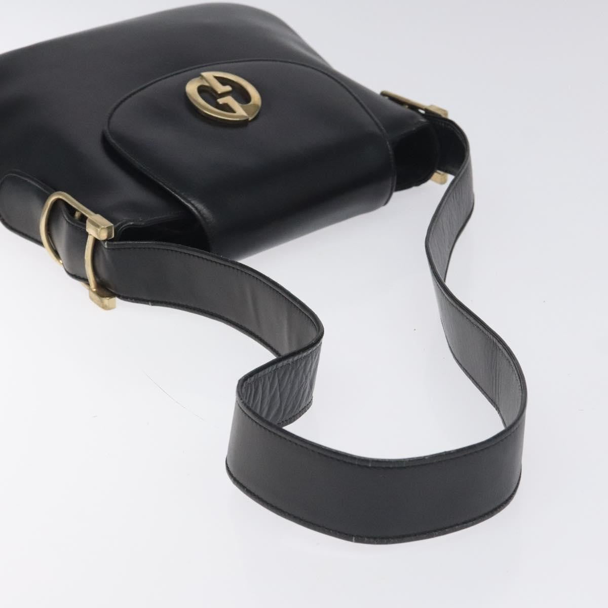 Gucci Vintage Flap Shoulder Bag Leather