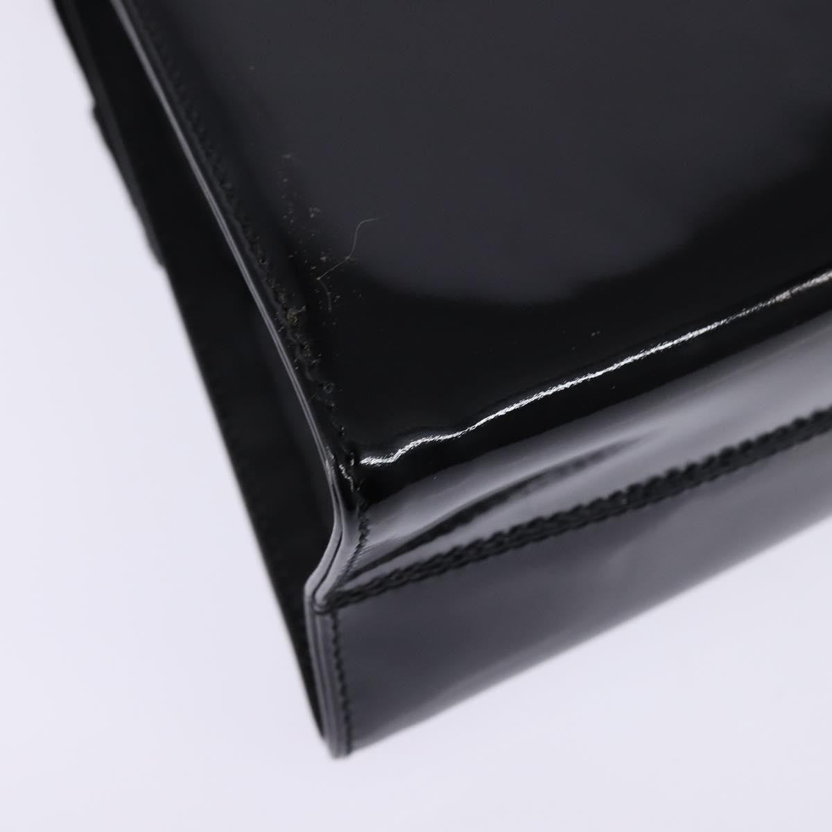 Salvatore Ferragamo Vintage Vara Bow Top Handle Bag Patent Leather