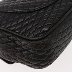 Bally Vintage Chain Shoulder Bag Quilted Leather