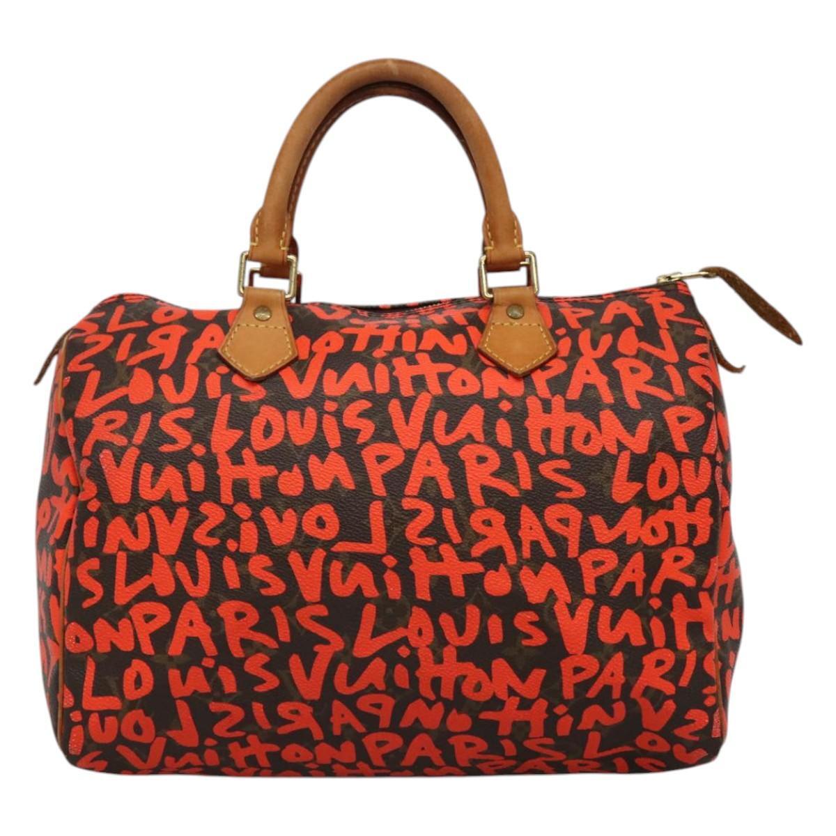 Louis Vuitton Speedy Handbag Limited Edition Monogram Graffiti