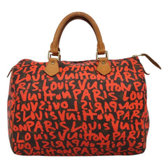 Louis Vuitton Speedy Handbag Limited Edition Monogram Graffiti