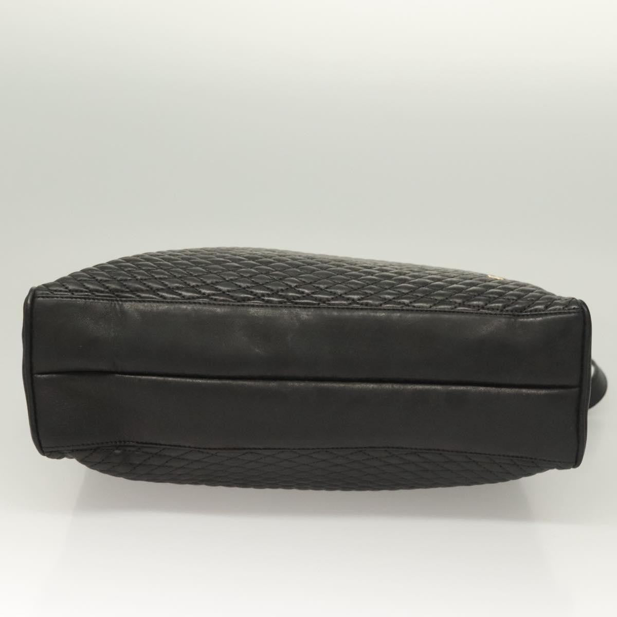 Bally Vintage Tote Bag Quilted Leather