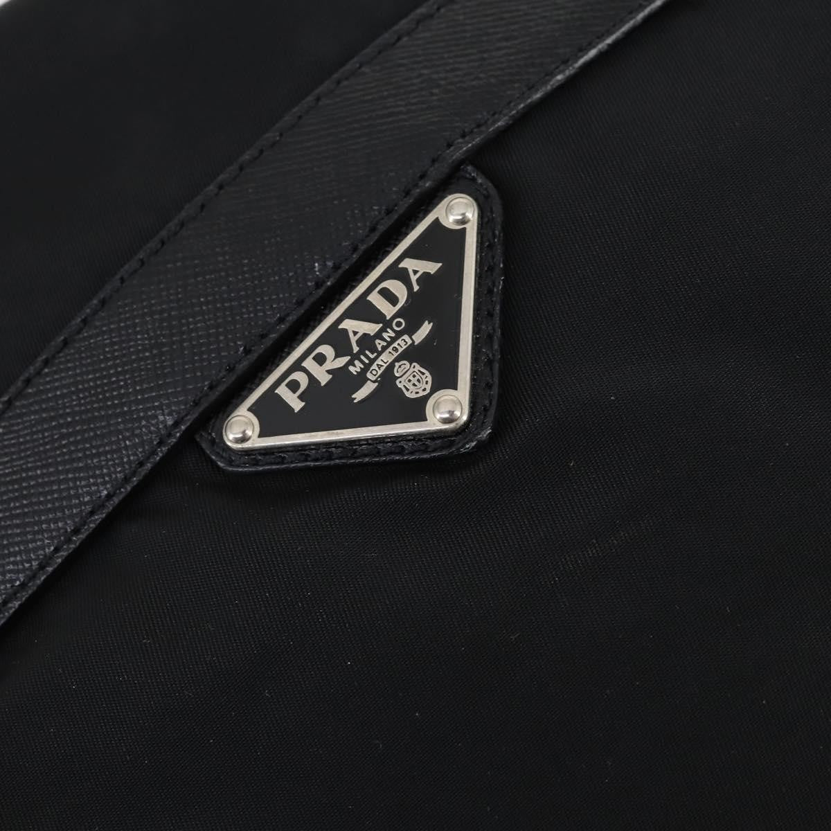 Prada Double Pocket Shoulder Bag Tessuto