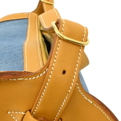 Hermes Sac Doremi Bag Denim with Leather