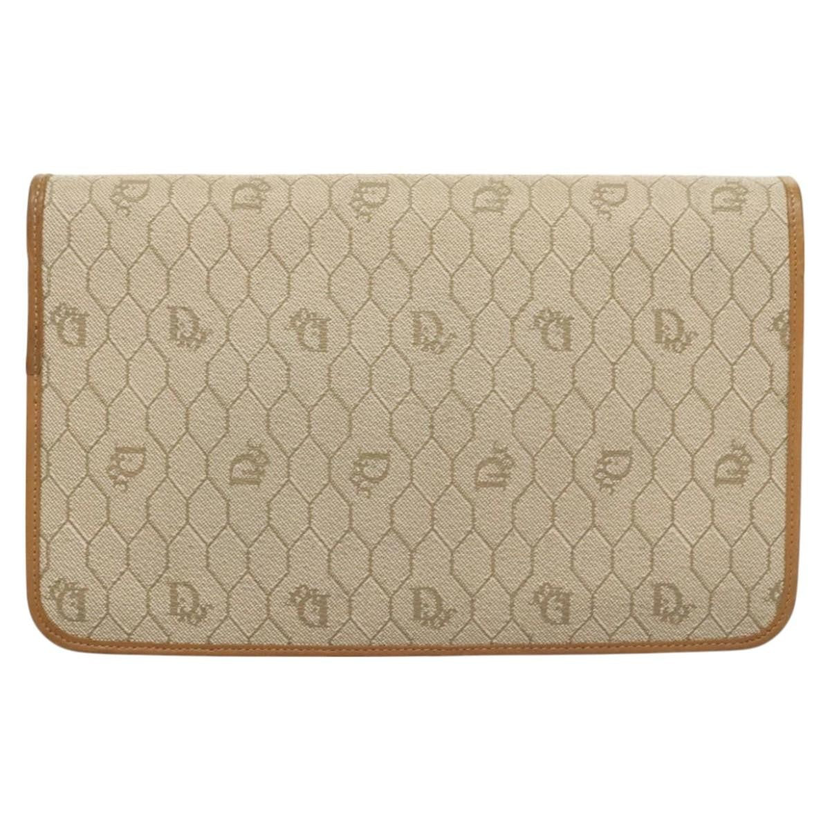 Christian Dior Vintage Honeycomb chain Canvas
