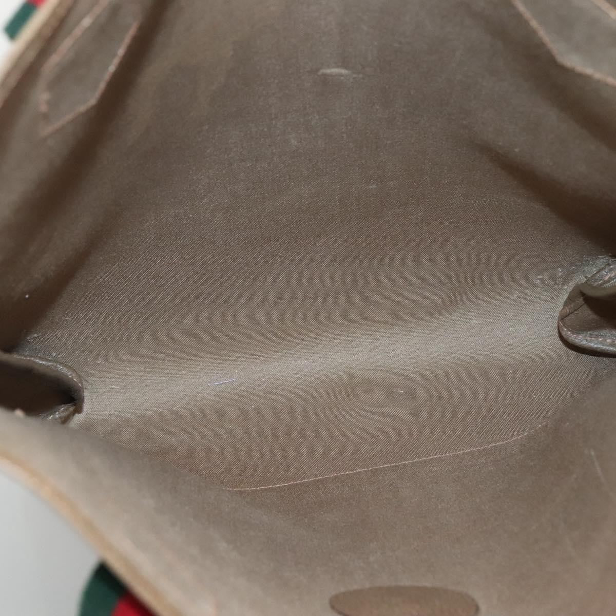 Gucci Vintage Web Strap Tote GG Coated Canvas