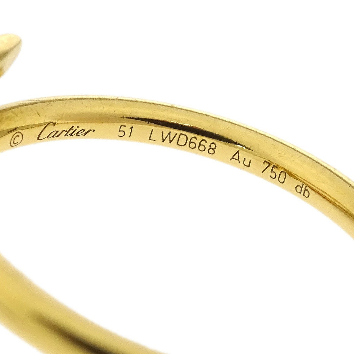 Cartier Juste un Clou Ring 18K Yellow Gold
