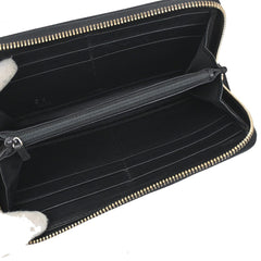 Gucci Signature Zip Around Wallet Guccissima Leather