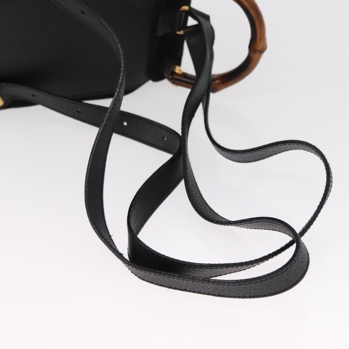 Gucci Vintage Bamboo Backpack Suede